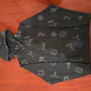 Levi's Black Patterned Men's Hoodie